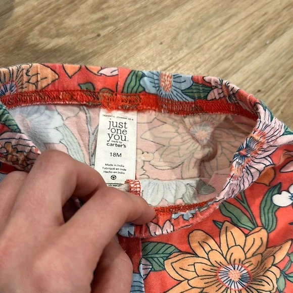 Floral Embroidered Top and Floral Leggings Set - Picture 5 of 6